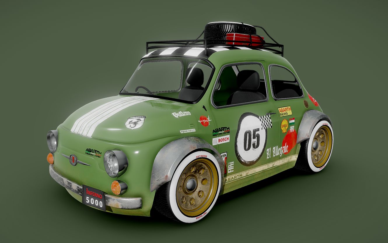 【maya汽车建模】甲壳虫模型制作,次世代场景建模教程