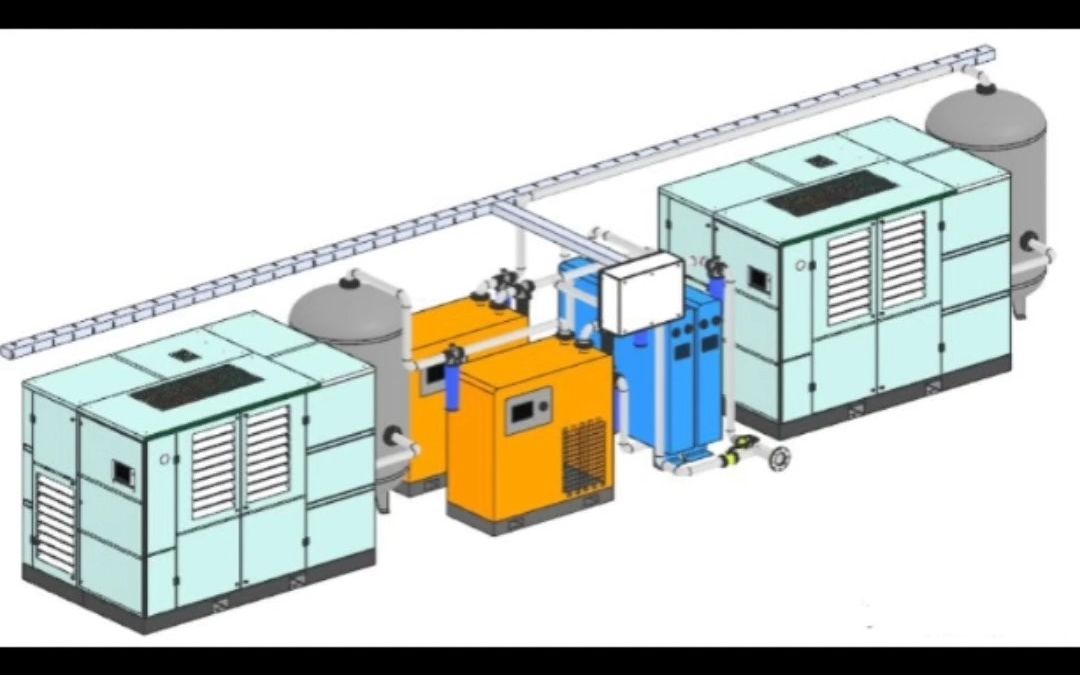 开山智能集成空压站一站式节能服务空压机免费送哔哩哔哩bilibili