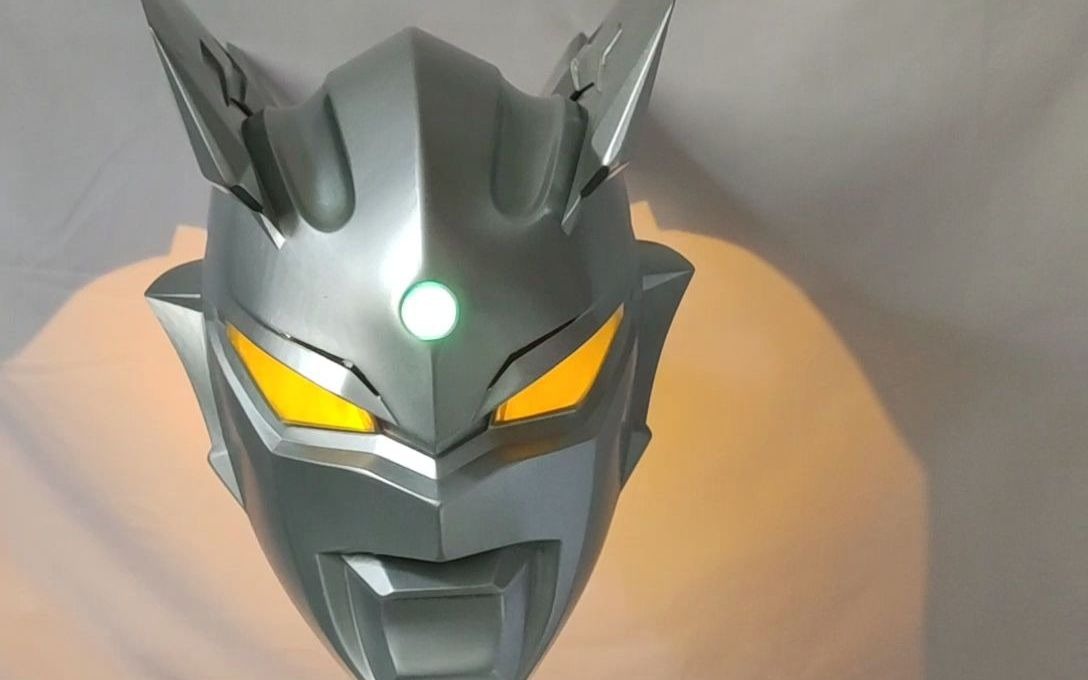 赛罗奥特曼光敏树脂成品头盔优化展示穿戴效果奥特曼头盔皮套