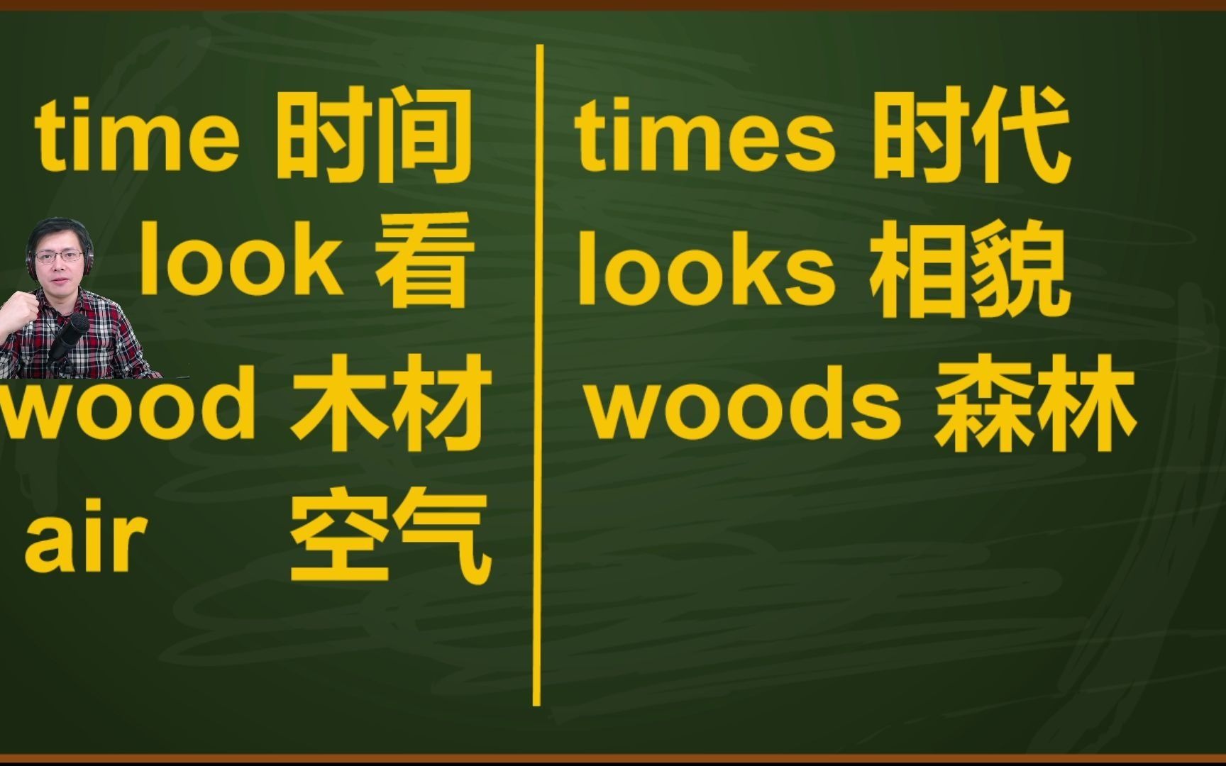 [图]有些英语单词加了S意思就变了？跟山姆老师一起来学习