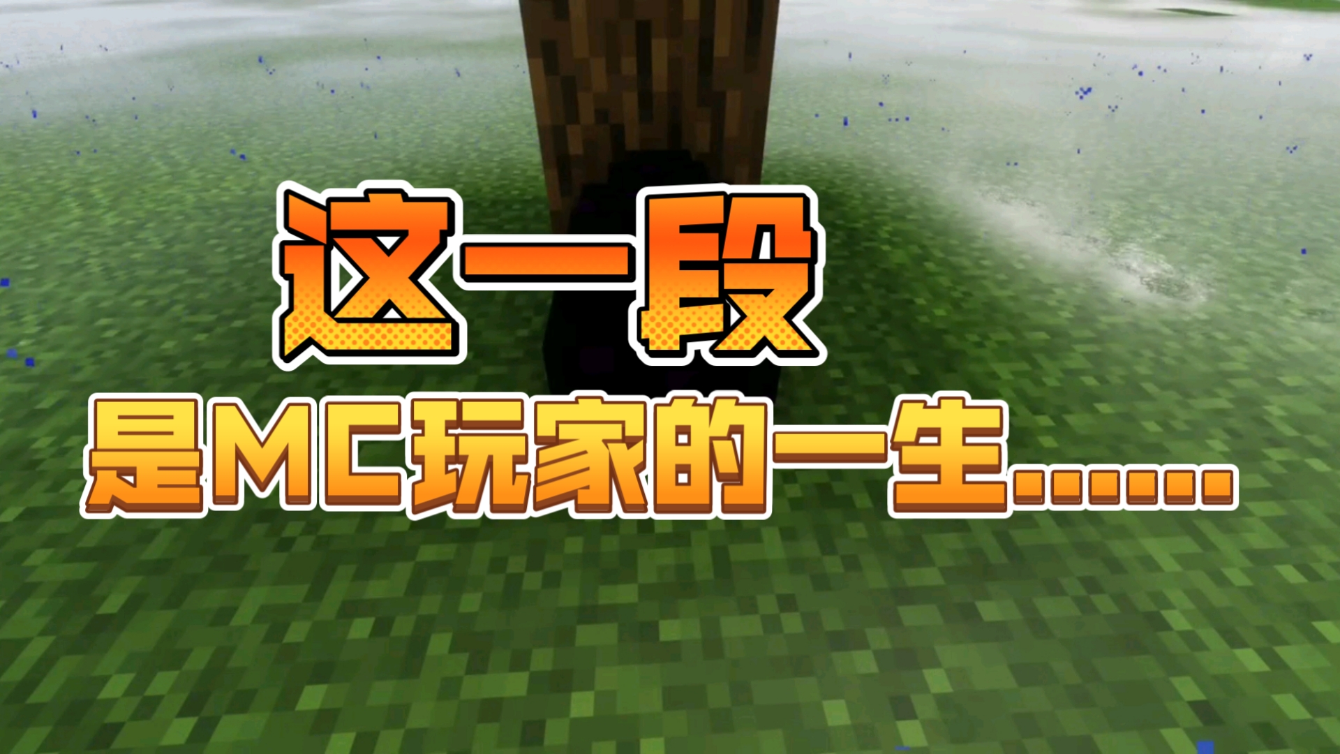 这一段,是mc玩家的一生.
