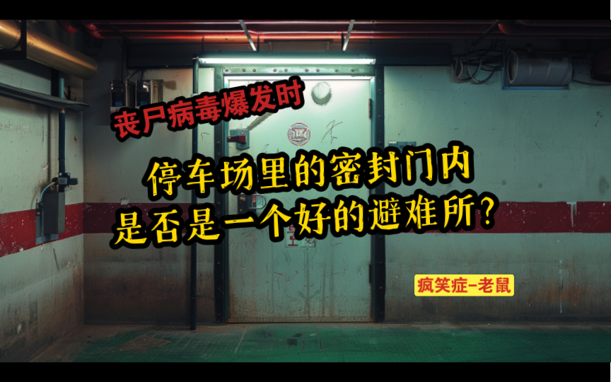 [图]丧尸病毒爆发时，停车场里的密封门内是否是一个好的避难所？疯笑症-老鼠（上篇）