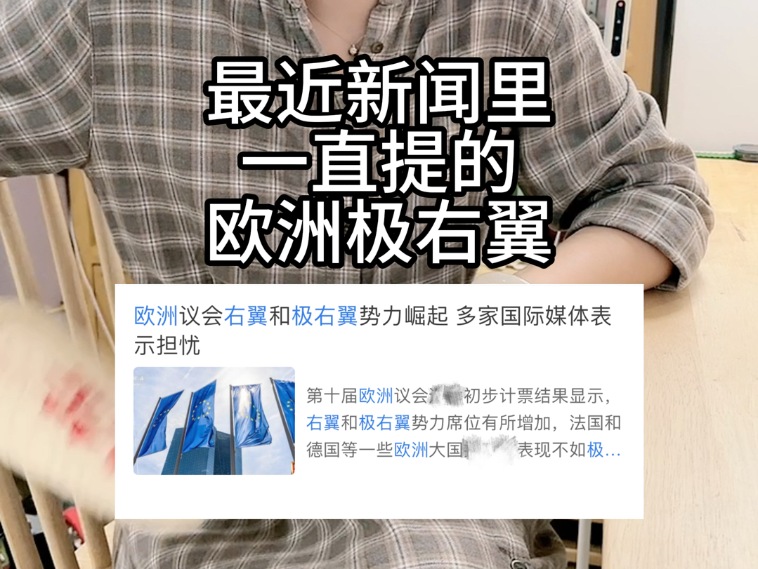 老婆,欧洲的“极右翼”是什么意思啊?哔哩哔哩bilibili