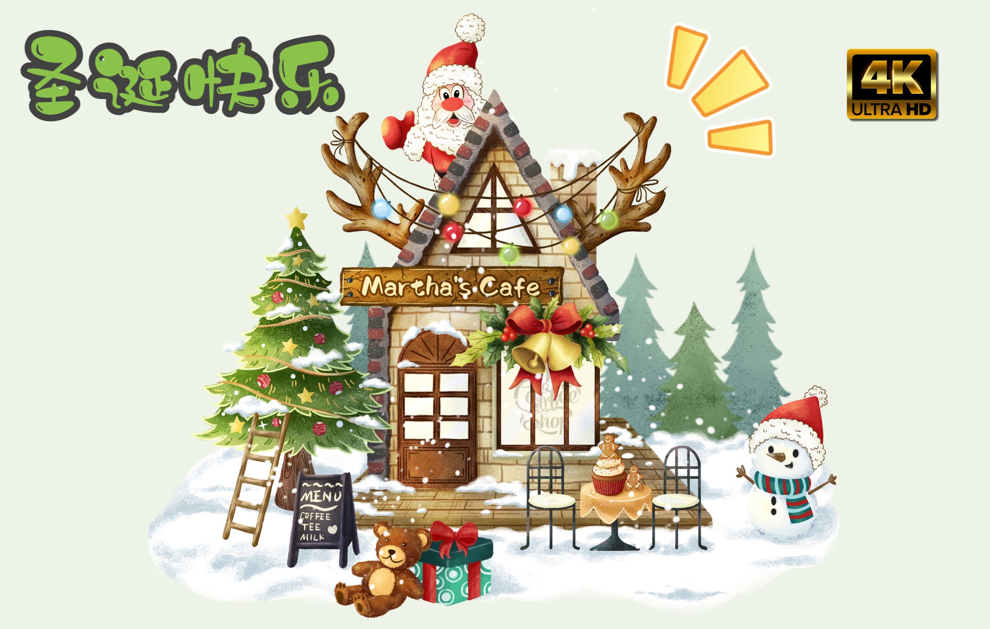 𐟎…~Merry Christmas~𐟎„圣诞原创插画玛莎大丸子个人插画作品哔哩哔哩bilibili