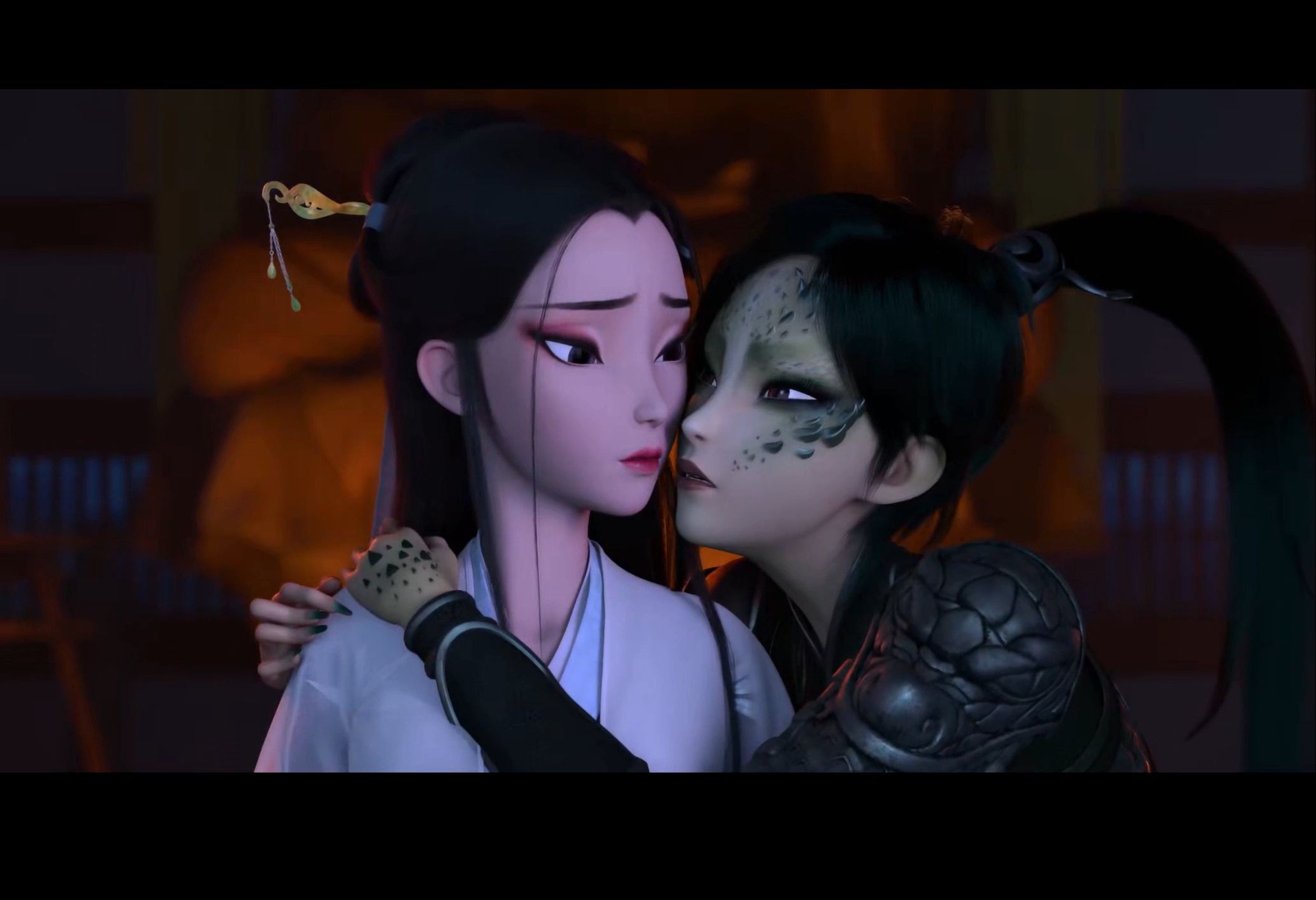 配一下我在《白蛇缘起》中狠狠嗑到的一段青白