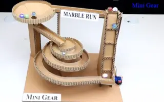 mini gear marble run