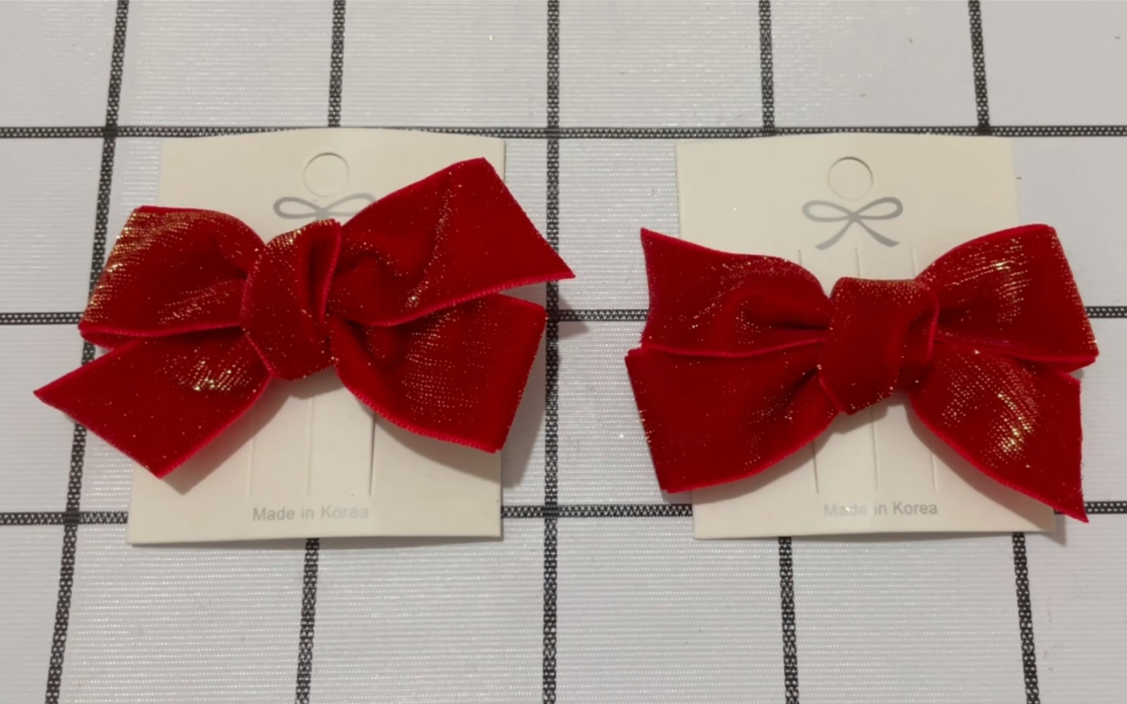 蝴蝶结发夹这样做既省布料又好看