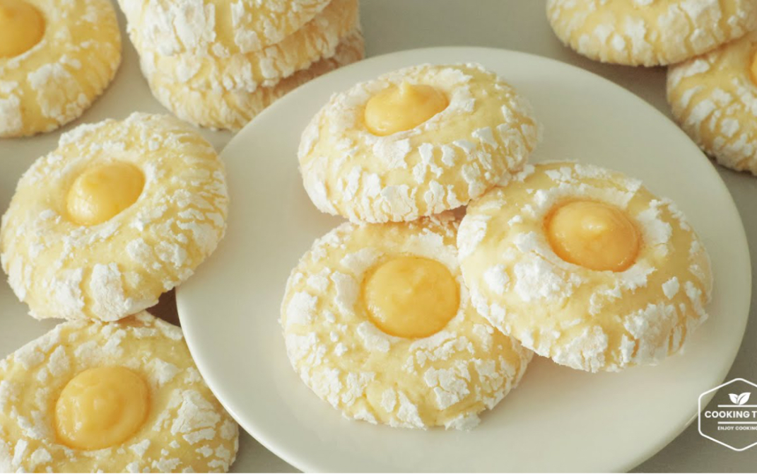 cooking tree 0157 简单制作柠檬软曲奇