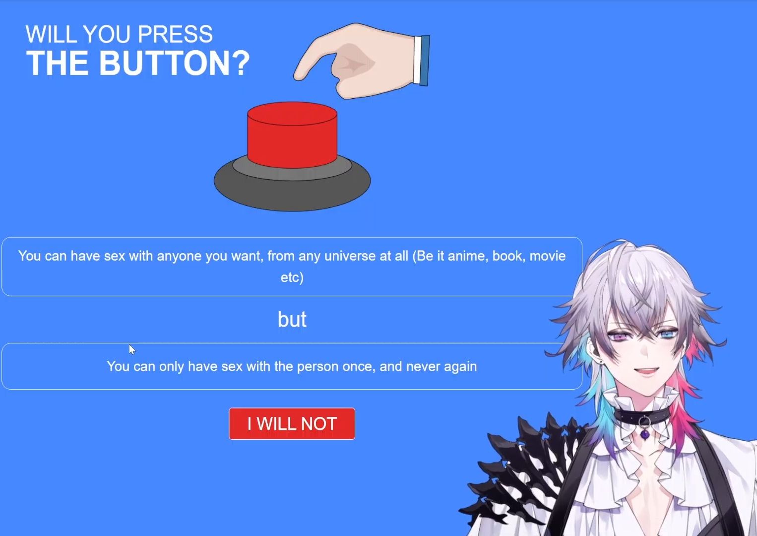 [图][20240222] [Will You Press The Button?] MY DECISIONS ARE ALWAYS RIGHT!