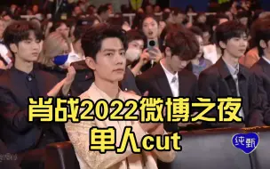 Download Video: 肖战2022微博之夜单人cut肖战台下镜头+获得年度品质演员+最后大合影！cr:logo