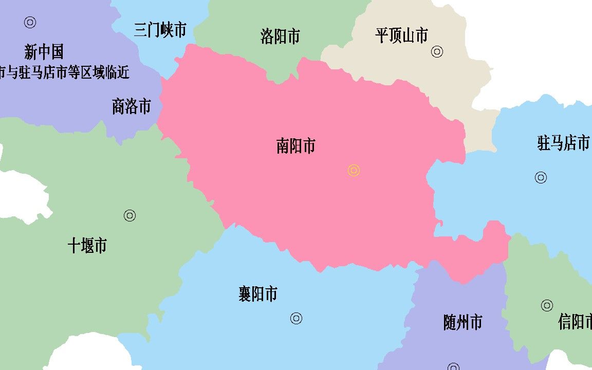 河南ⷮŠ南阳历史沿革地图动画哔哩哔哩bilibili