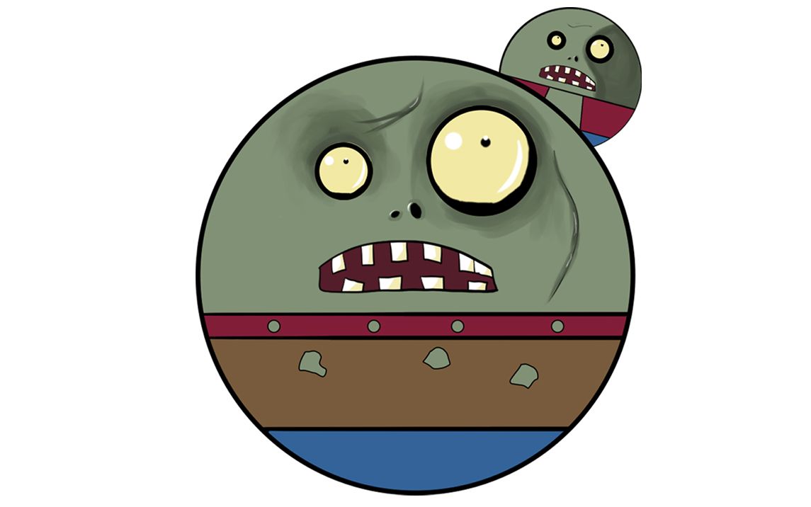 活动作品植物大战僵尸圆滚滚的巨人僵尸