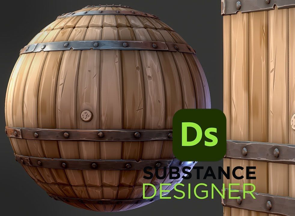 Substance 3D Designer ! 制作风格化木板材质!哔哩哔哩bilibili