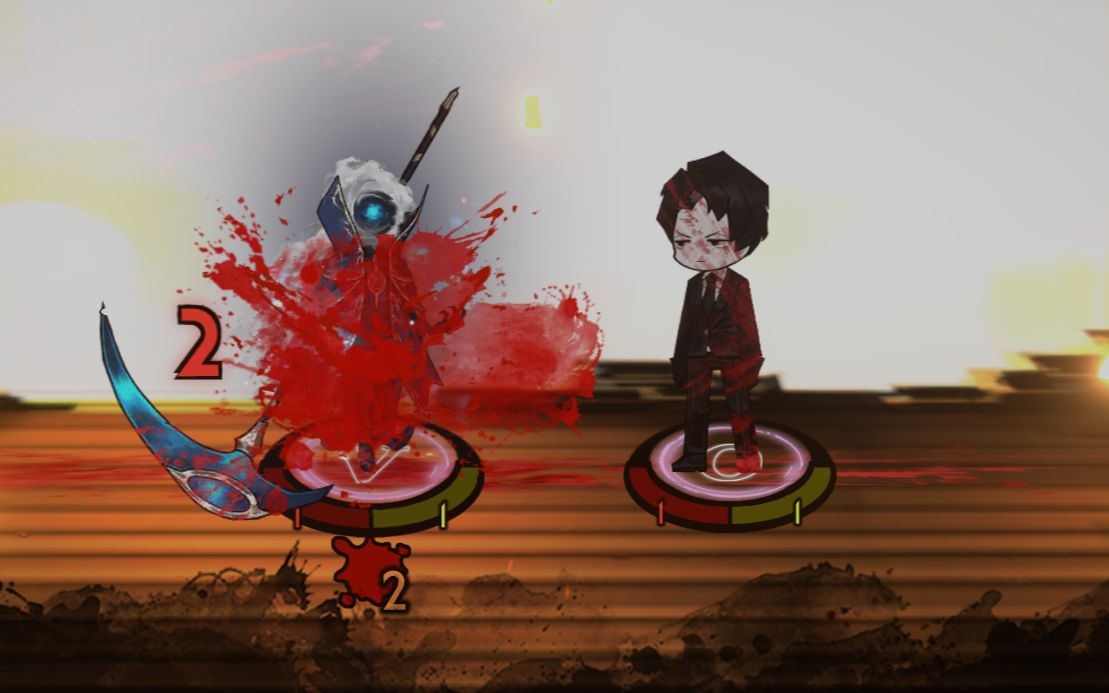 Black Silence VS Blue Reverberation