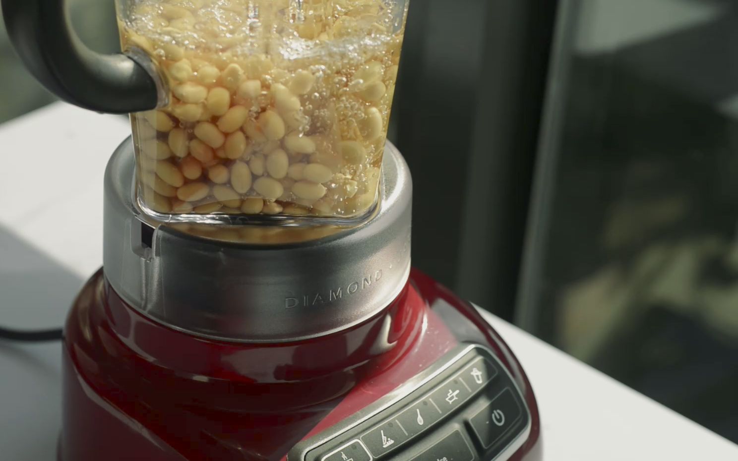 kitchenaid破壁料理机开箱试用做豆花花生酱香肠