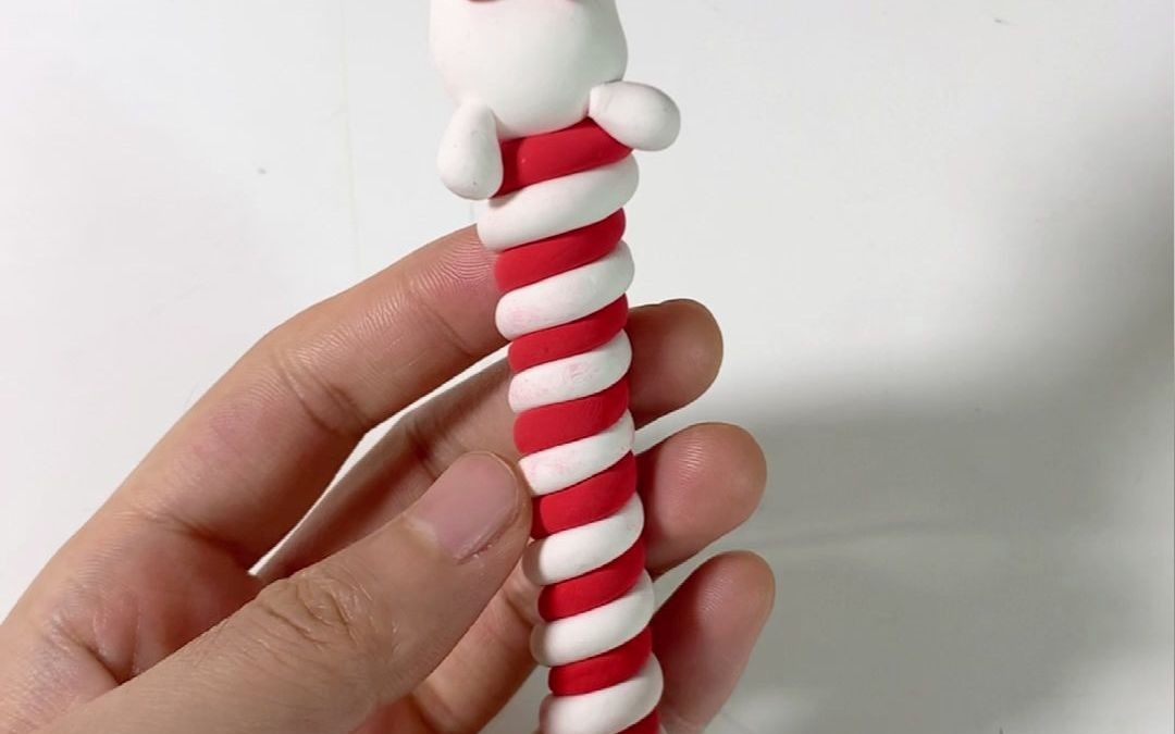 捏呀捏超轻粘土制作的指芯萌娃笔套_哔哩哔哩 (゜-゜)つロ 干杯~-bili