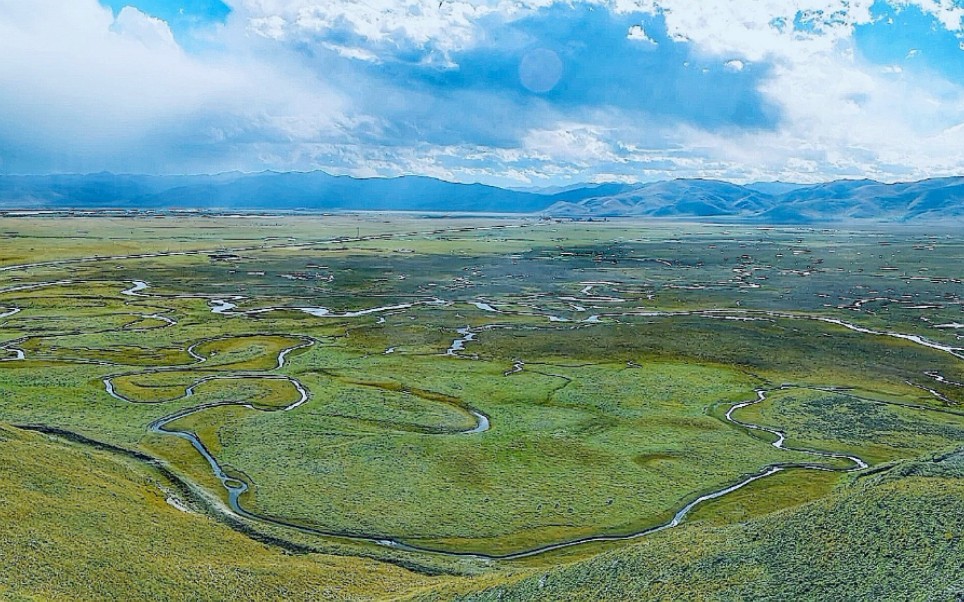 [图]甘南阿万仓湿地，中国最美的五大草原湿地之一，你来过吗？