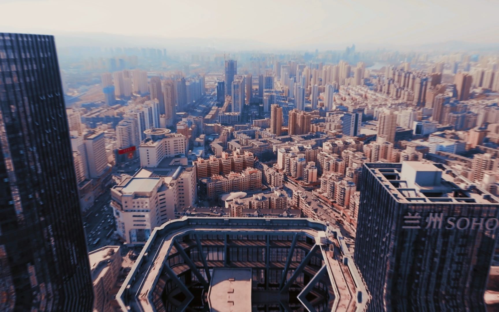 vlog-84:2023兰州中心航拍影像