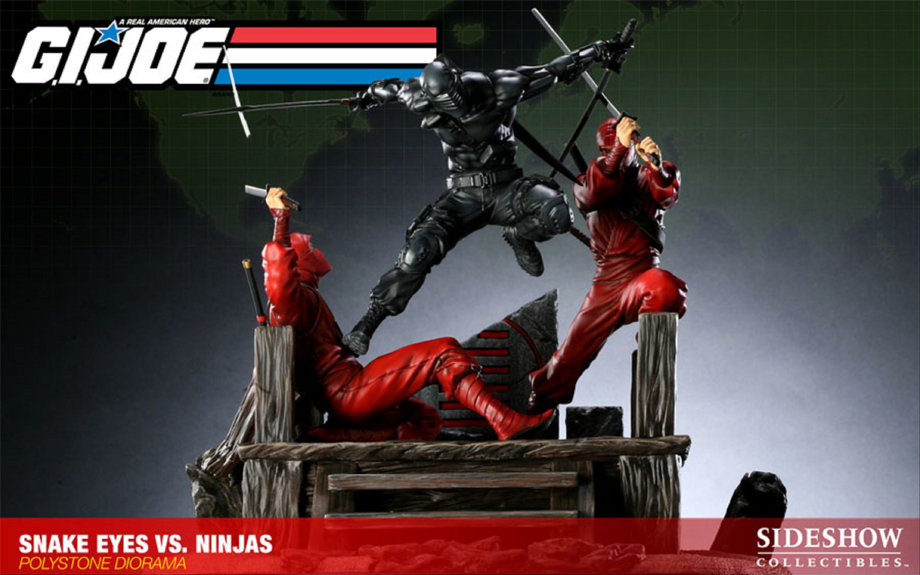 【gijoe】g.i. joe sideshow collectibles snake eyes vs.