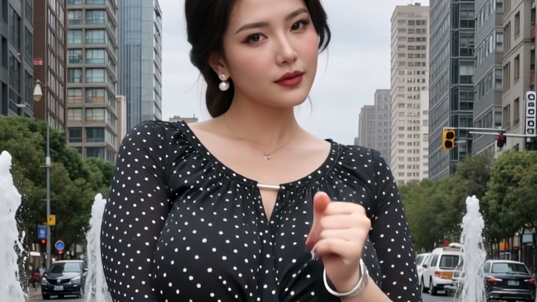 玩喷泉衣服都快湿了