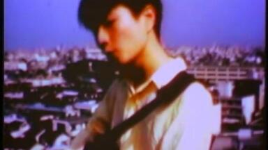 扇子｢いちょう並木のセレナーデ｣（紺×グレー×白竹） : 小沢健二