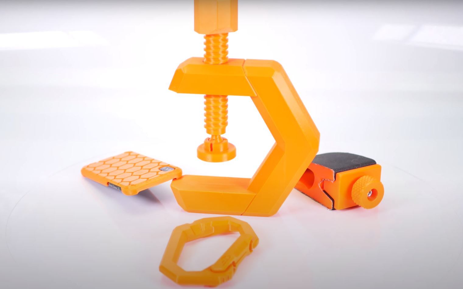 每周打印96 3d打印实用工具 夹子 iphonex手机壳 抛光打磨器 钥匙扣