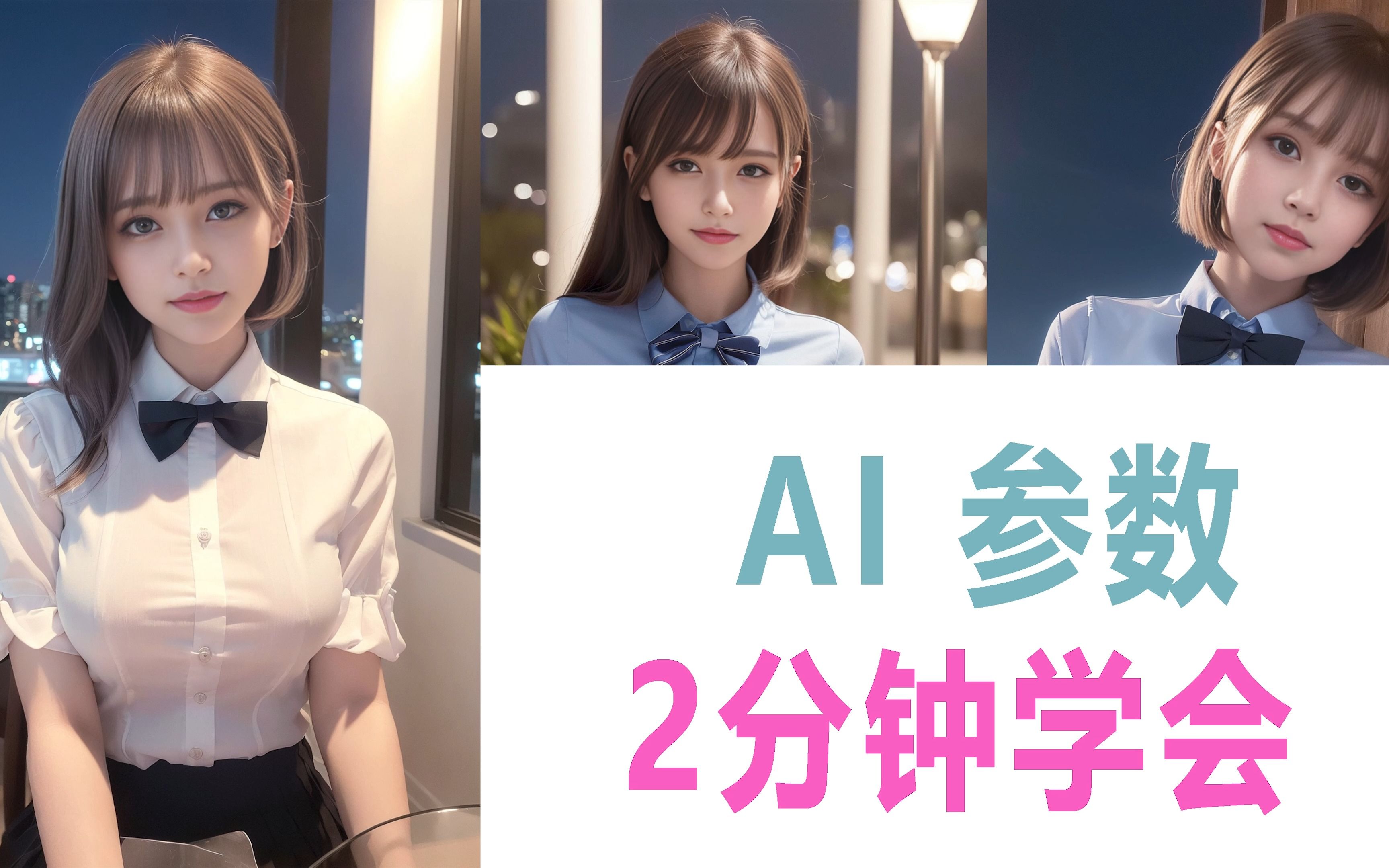 赛博女友召唤术 | 全网最实用的web ui参数介绍,2分钟学会【4k】哔哩哔哩bilibili