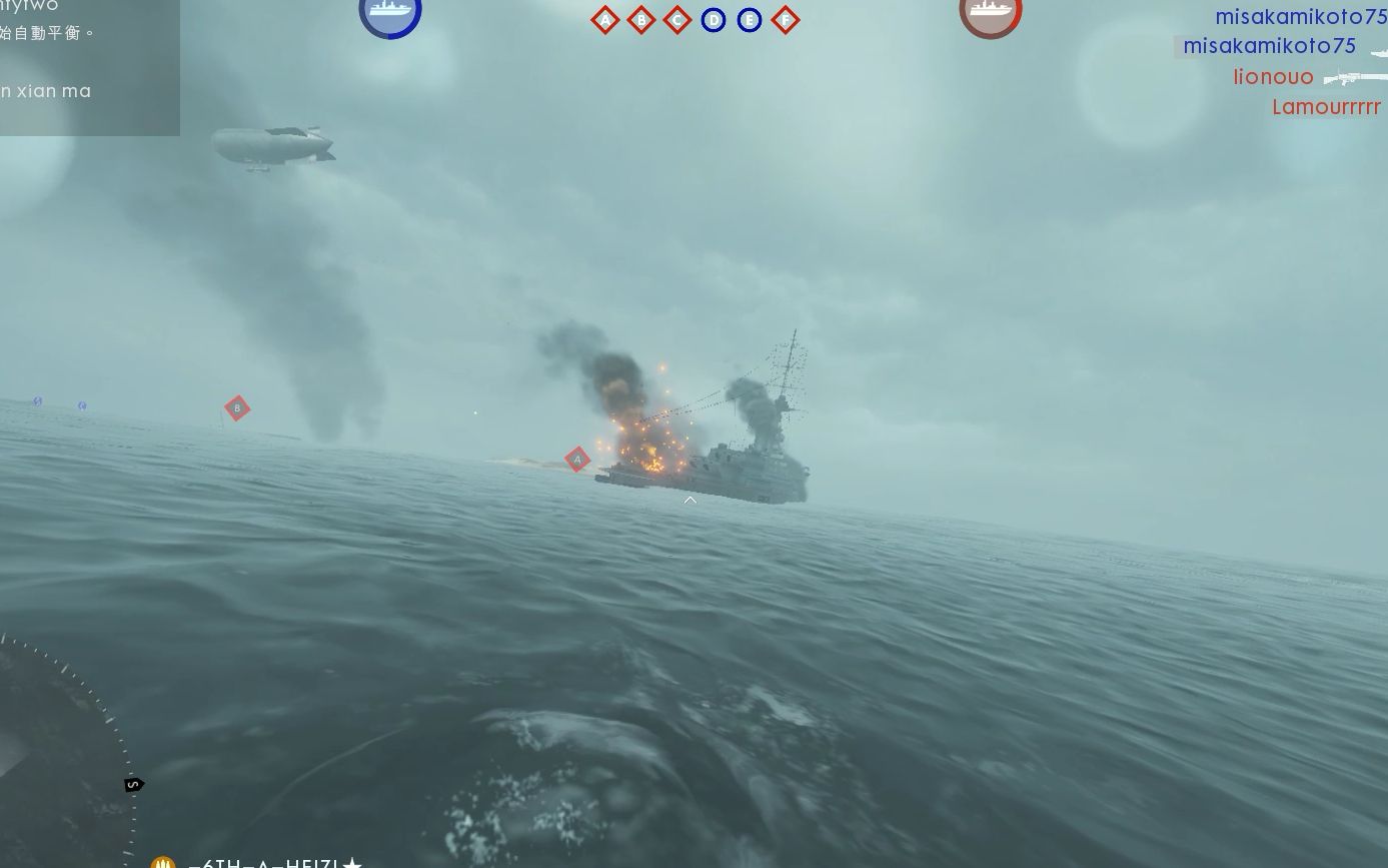 战地1素质操作-迷之走位躲过无畏舰攻击