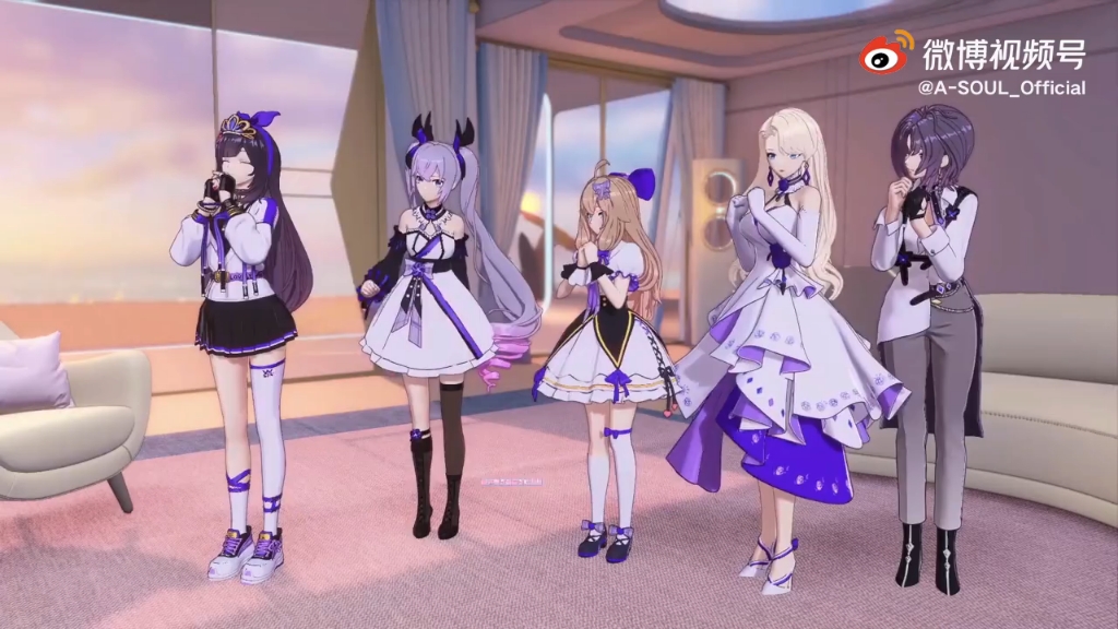 asoul乐华家族演唱会后台为贝拉庆生