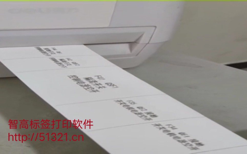 智高标签打印软件可连续打印不同大小、不同内容、不同字体的标签哔哩哔哩bilibili