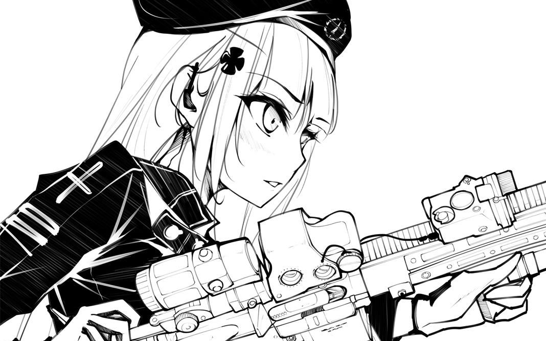 hk416少女前线两小时速绘
