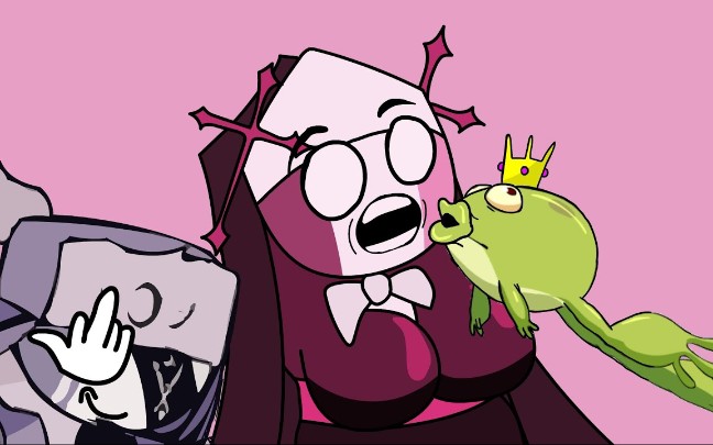 ruv x sarv vs devil frog //fnf 动画