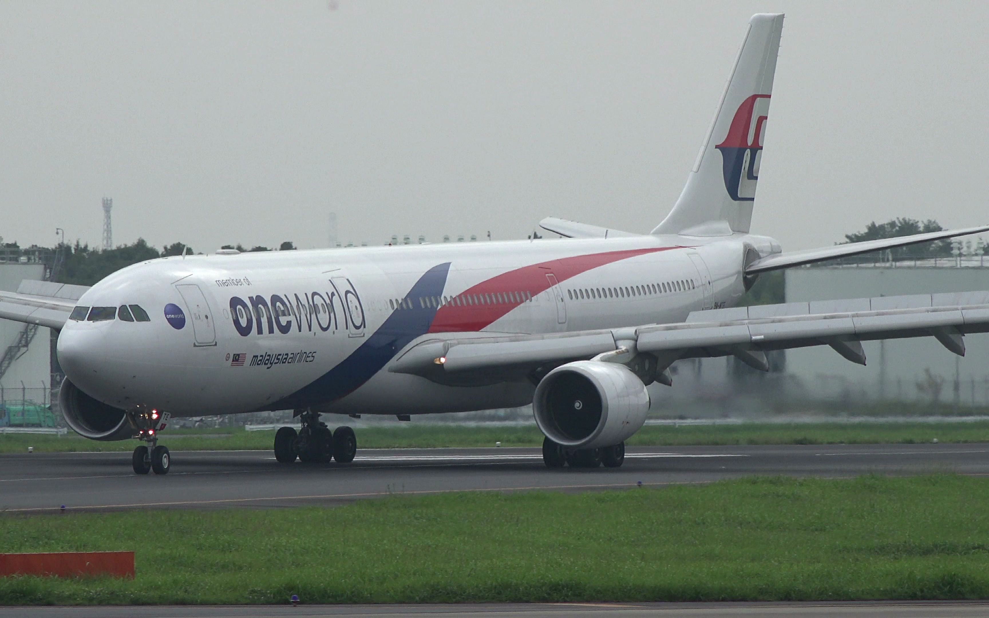 马航a330-323x 9m-mte|成田空港|4k