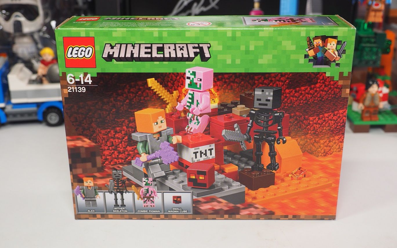 乐高搭建:乐高我的世界21139冥界之争评测_哔哩哔哩_bilibili