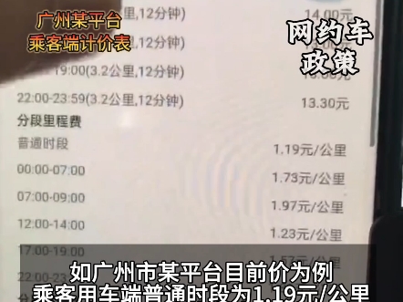 网约车进入淡季潮,平台发出调价通知,或以调价模式应对淡季潮!哔哩哔哩bilibili