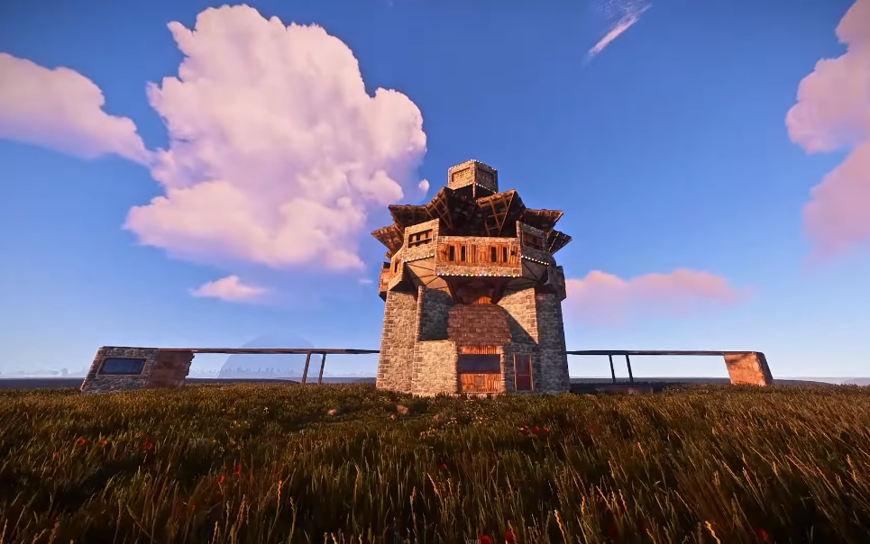 rust部落solo房屋地堡建筑多种设计byfaded