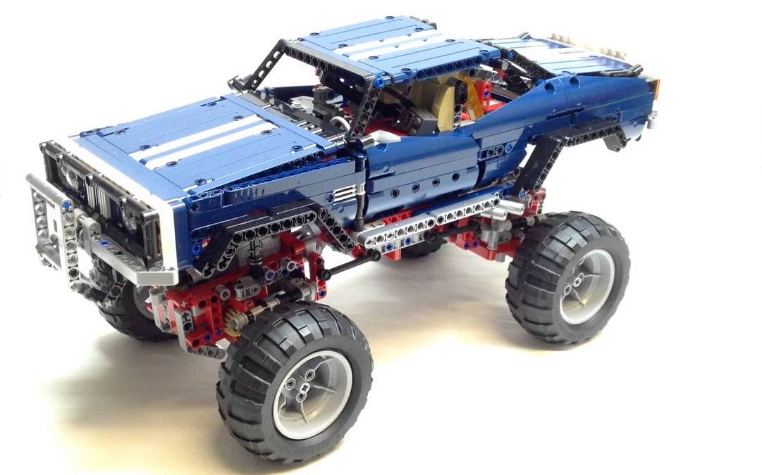乐高lego41999科技机械组蓝色越野车2013速拼评测