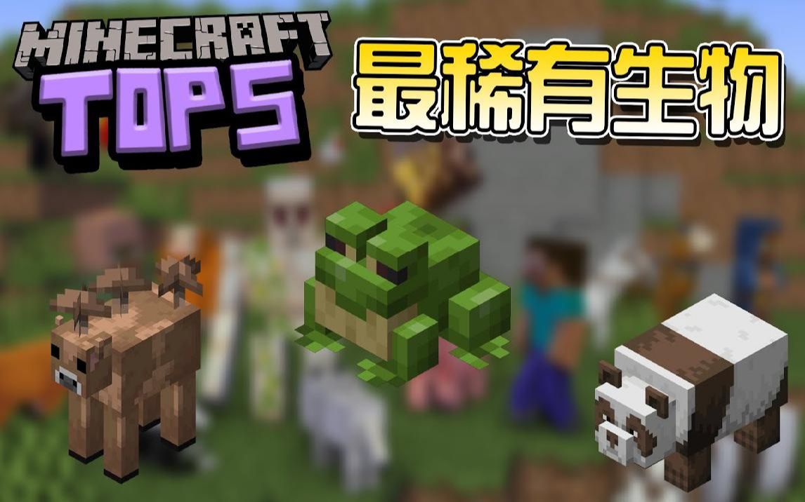 我的世界 五个最稀有生物!