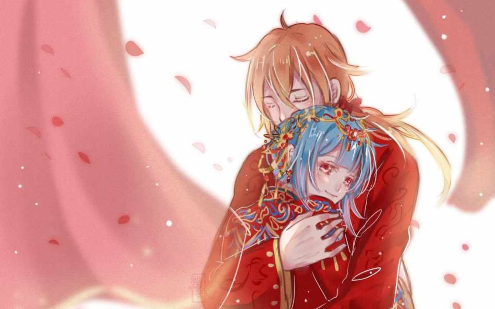 【虹蓝】在我心中她早已是你的妻