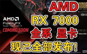 Скачать видео: AMD RX 7000 系列显卡现已全部发布：RX 7600 - RX 7900 XTX