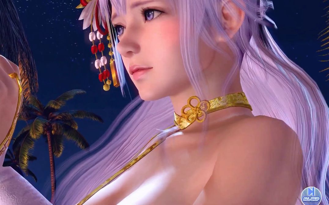 《死或生沙滩排球》菲欧娜公主花鸟风月泳装展示