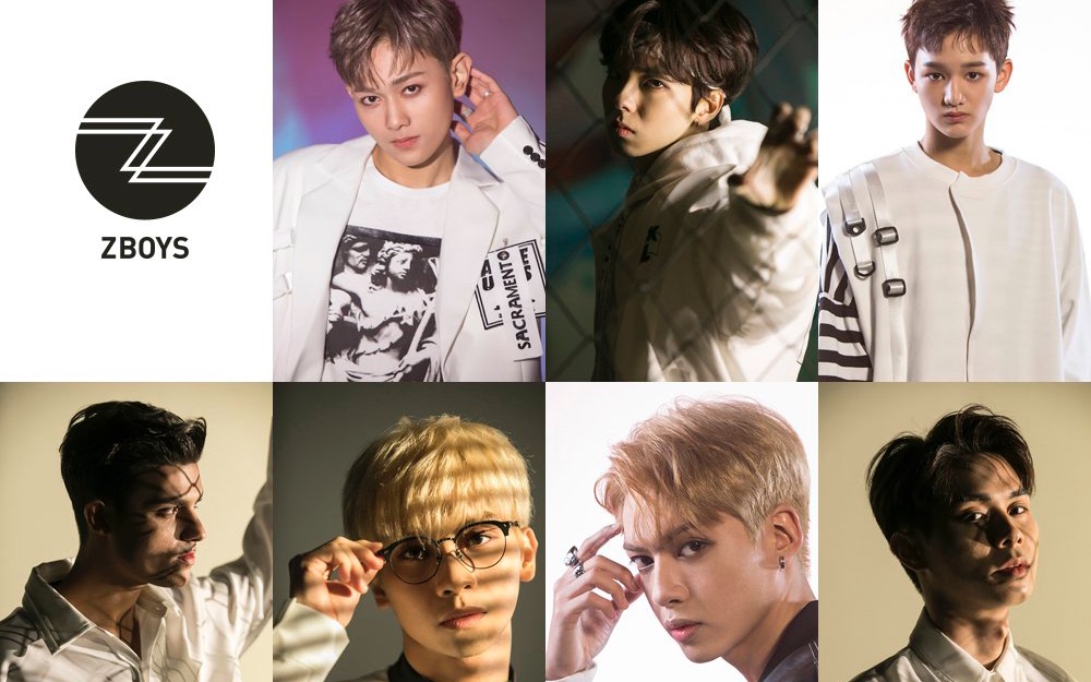 kpop7国混血无韩裔史上最初印度裔全外国人男团zboys出道nolimit官方