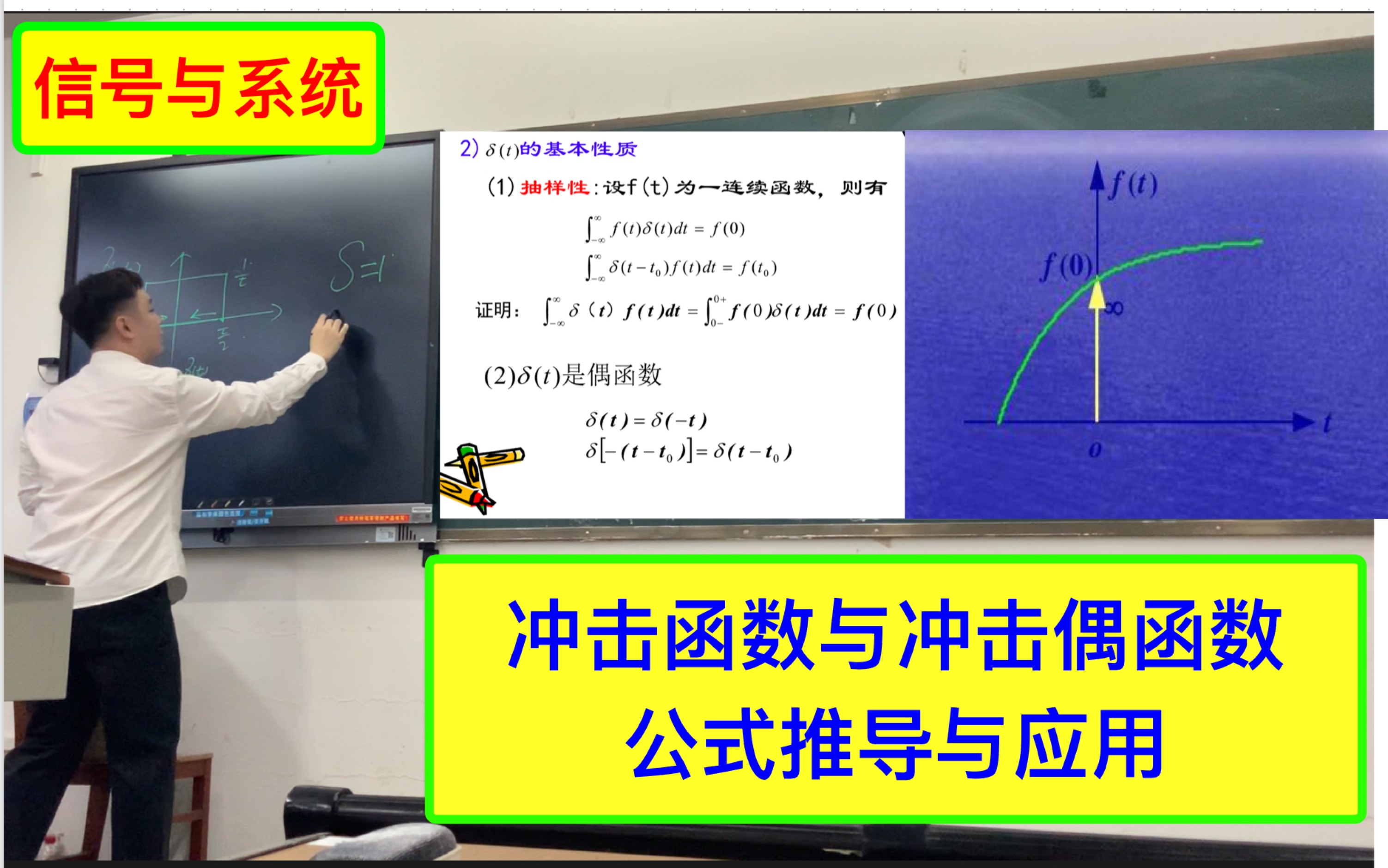 信号与系统速成 期末复习 第一章 冲击函数的性质哔哩哔哩bilibili