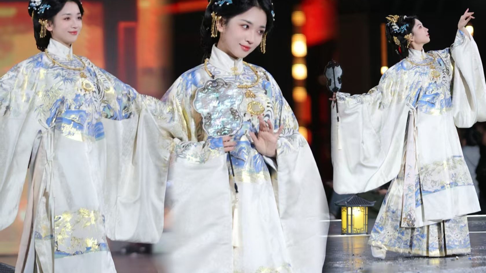 代露娃着明制汉服这气场绝了，老祖宗审美这块没得说