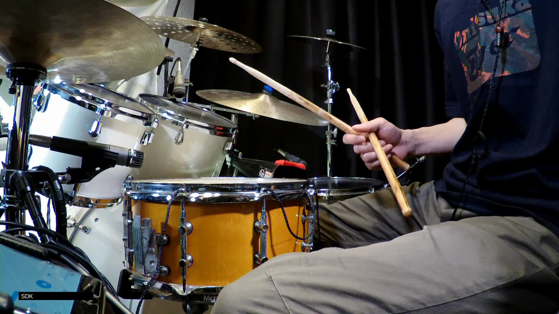 架子鼓网络课课堂示范daveweckl教材练习曲