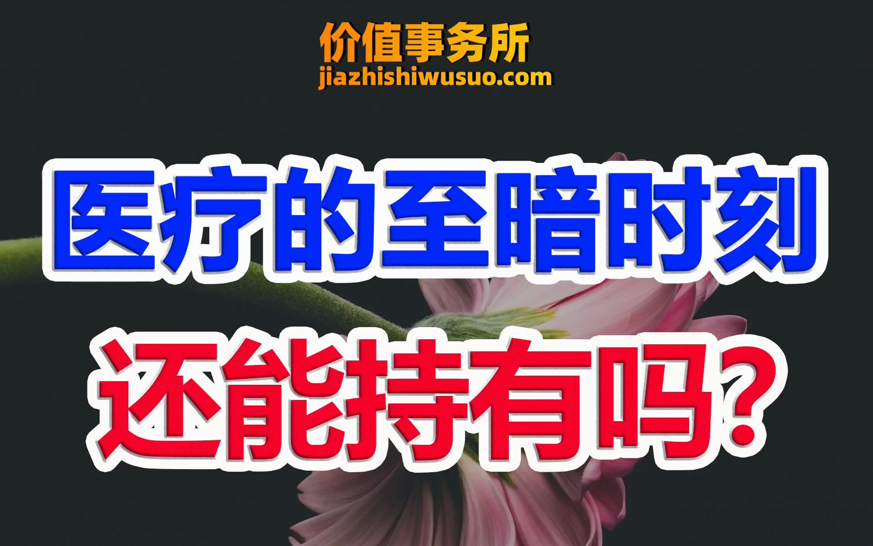 【2022年再遭疯狂抛售,医疗行业的至暗时刻来到,你还敢持有吗?】|价值事务所哔哩哔哩bilibili