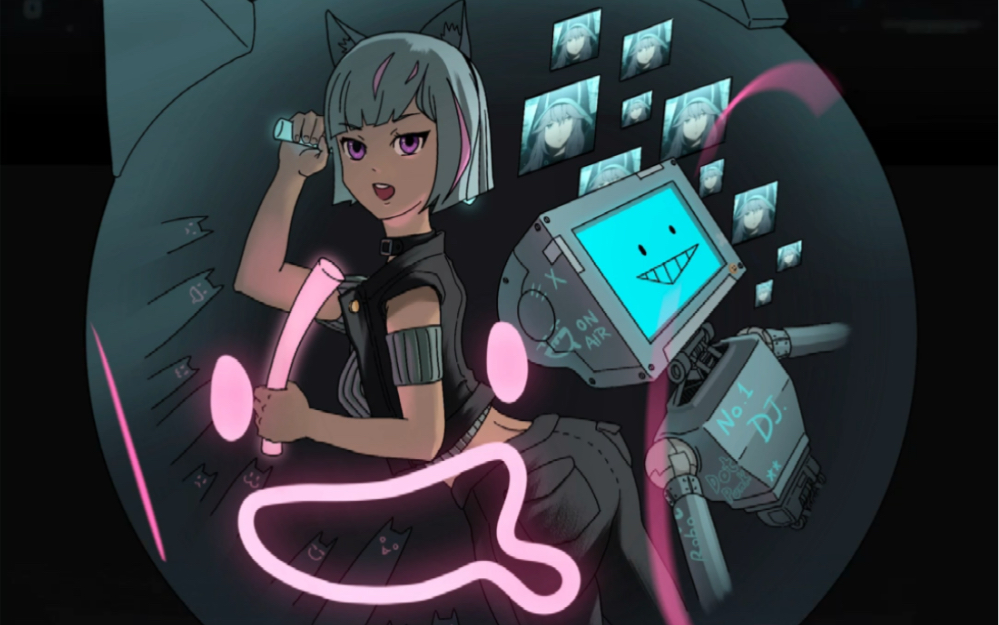 活动  【procreate】cytus ii插画neko罗卜头舞动现场!