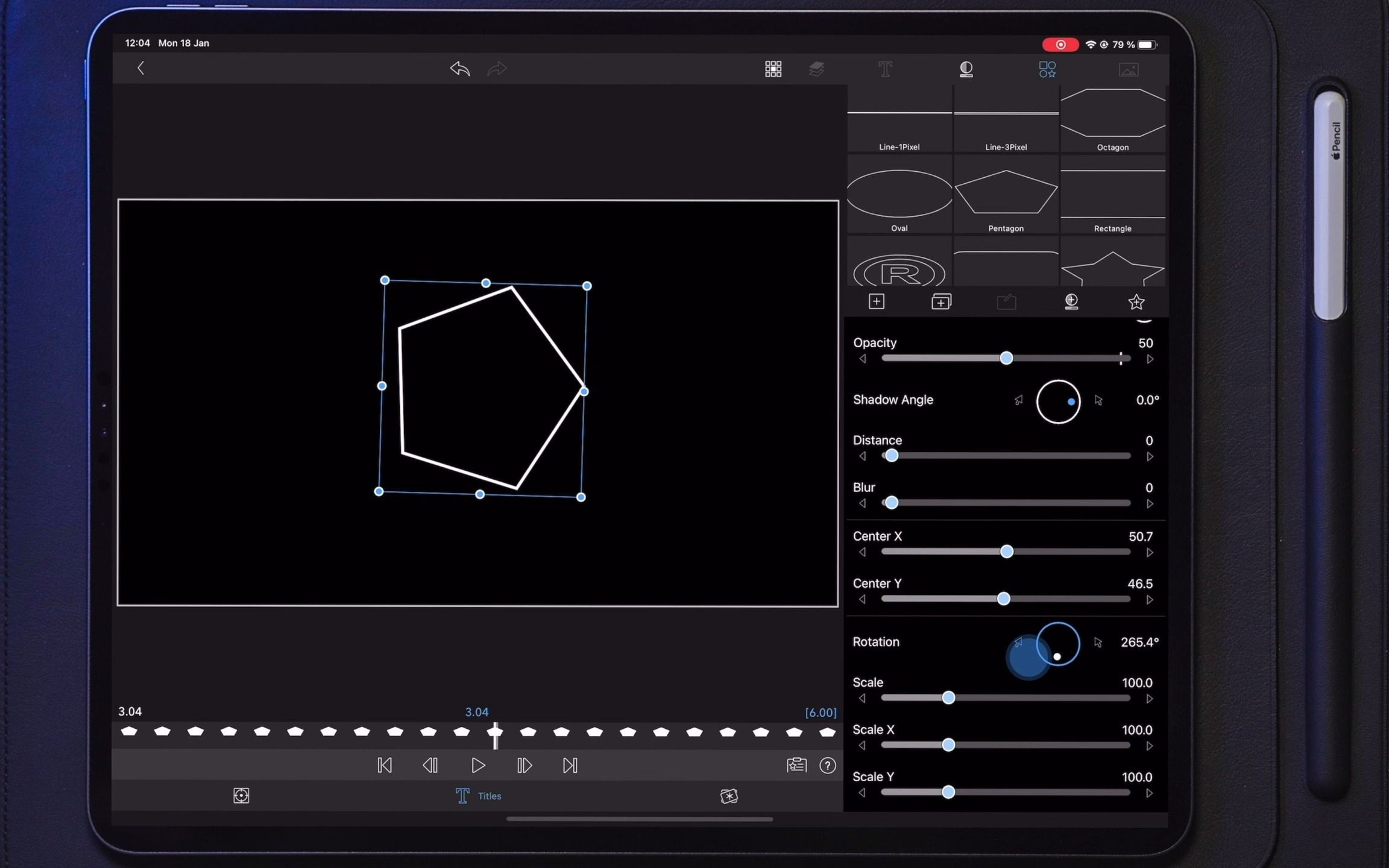 lumafusion教程:动态文字标题3
