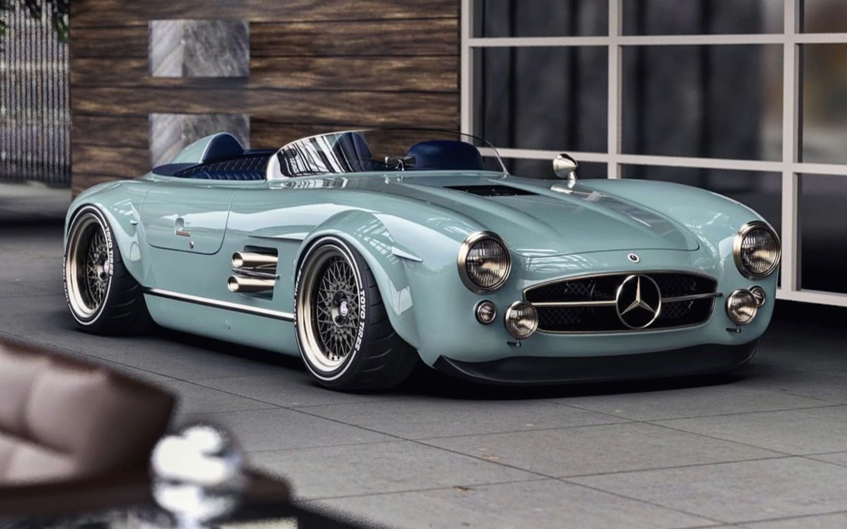 Jon Sibal设计的梅赛德斯奔驰Speedster 300SL 一辆美丽的Restomod概念车哔哩哔哩bilibili