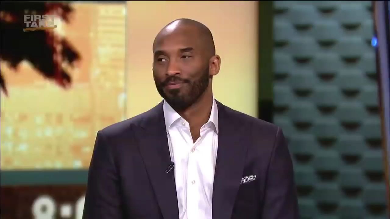 [图]Kobe Bryant 科比布莱恩特2017年5月份参与录制First Take的一段采访完整版